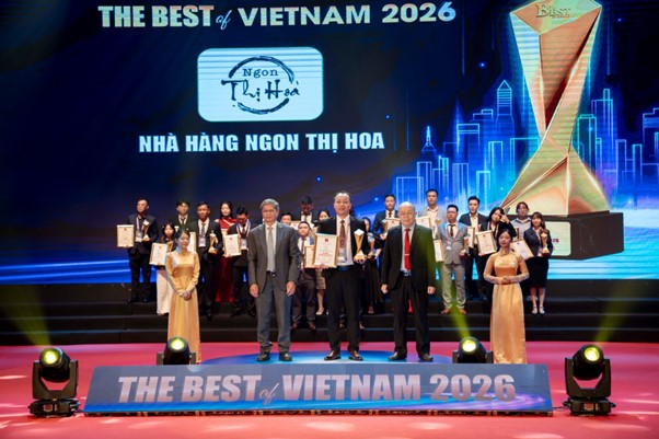 Ngon Thị Hoa Restaurant Được Vinh Danh “THE BEST OF VIETNAM 2026”